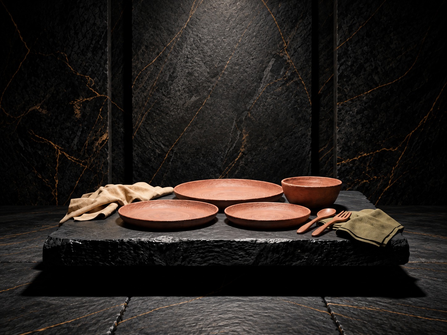 Handcrafted Terracotta Dinnerware Set